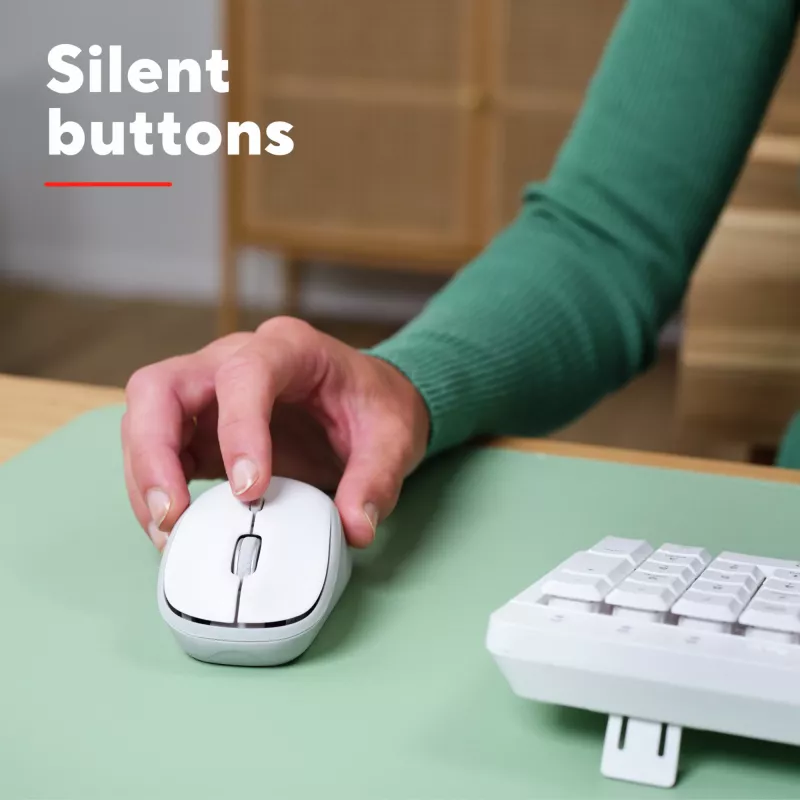 Trust Yvi+ Mouse universale ambidestro RF Wireless + Bluetooth ottico 1600 DPI