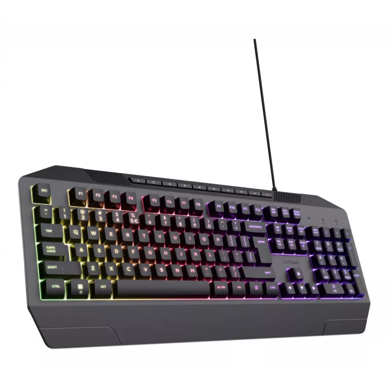 Trust GXT 836 Evocx Tastiera Gaming USB AZERTY belga nero
