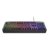 Trust GXT 836 Evocx Tastiera Gaming USB AZERTY belga nero