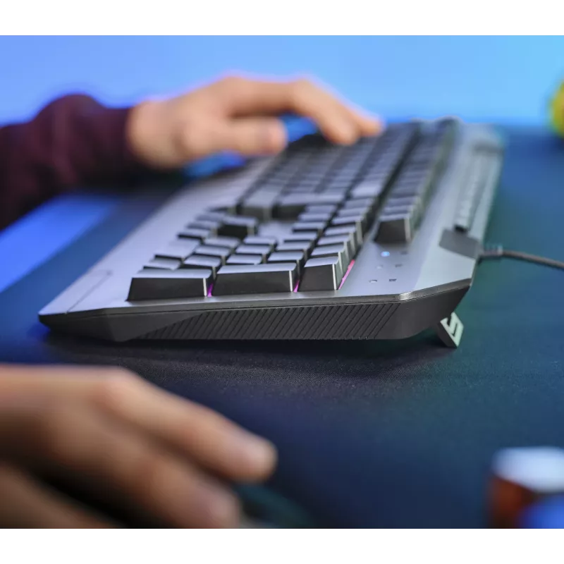 Trust GXT 836 Evocx Tastiera Gaming USB AZERTY belga nero
