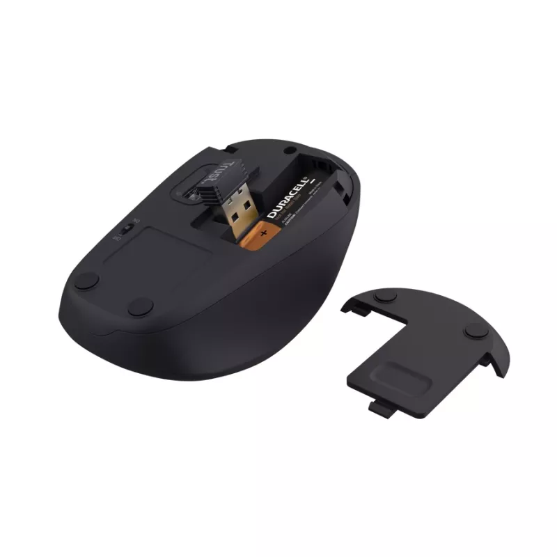 Trust Yvi+ Mouse Home ambidestro RF Wireless ottico 1600 DPI