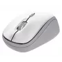 Mouse ottico wireless TRUST Yvi+ — ambidestro, RF Wireless, 1600 DPI, 4 tasti, bianco