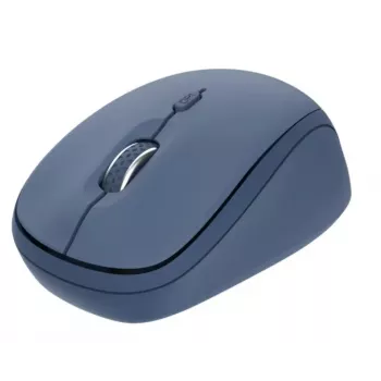 Mouse TRUST Yvi+ — mouse ottico wireless RF ambidestro, 1600 DPI, 4 tasti, blu