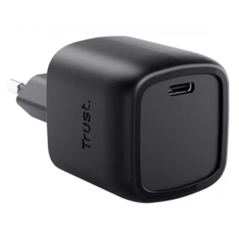 Caricabatterie Trust Maxo 30W USB-C GaN caricabatterie per interni ricarica rapida nero