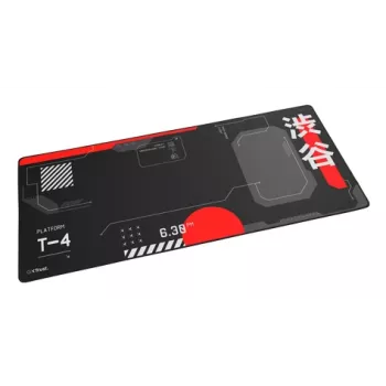 Tappetino mouse Gaming TRUST GXT 759 XXL — 900×400 mm, PET, nero/rosso