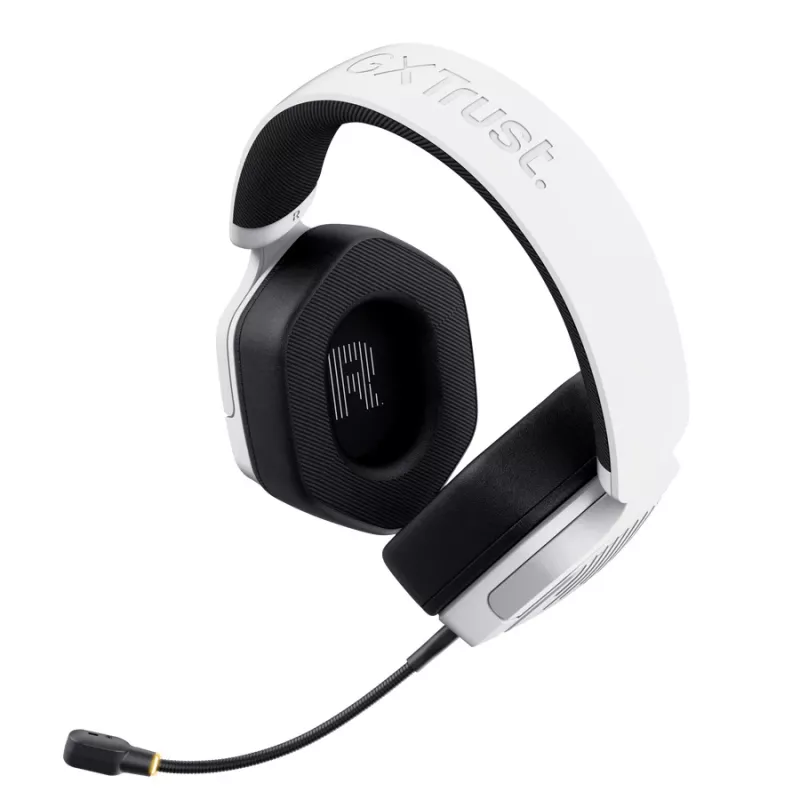 Trust GXT 493PS Carus Headset con cavo e wireless archetto Gaming Bluetooth bianco