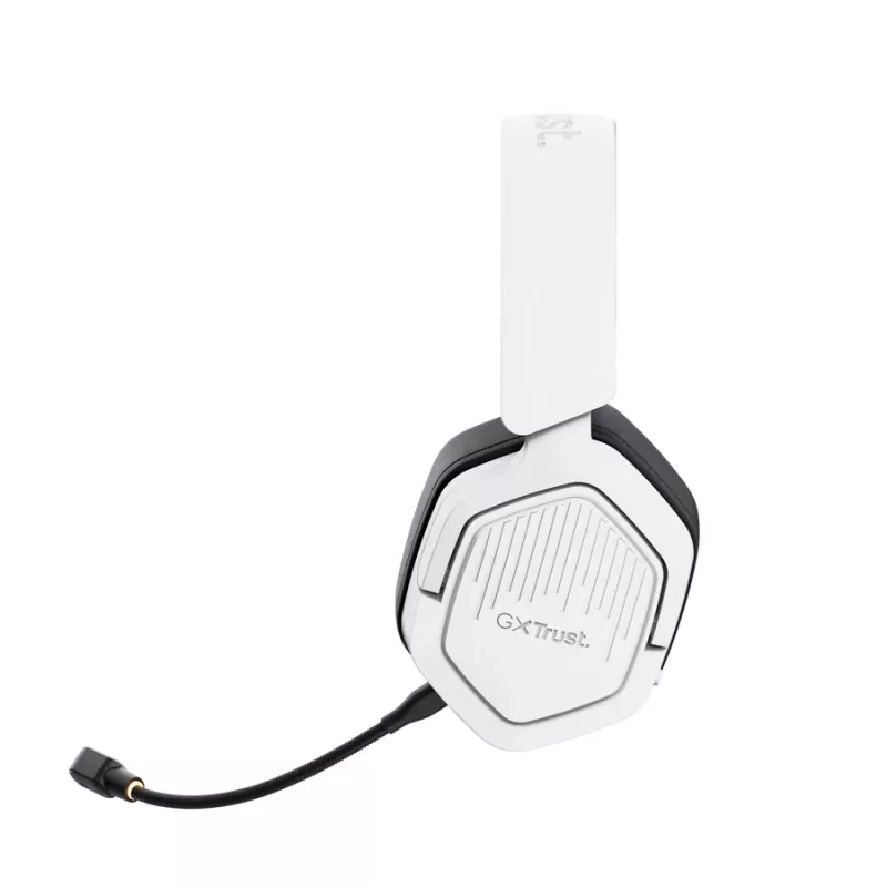Trust GXT 493PS Carus Headset con cavo e wireless archetto Gaming Bluetooth bianco