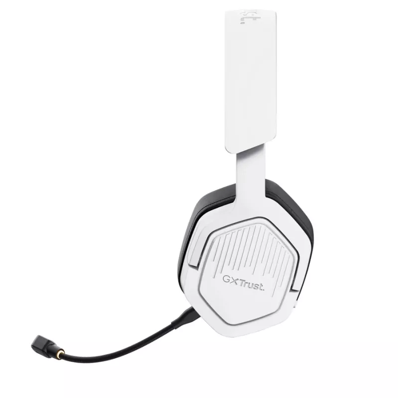Trust GXT 493PS Carus Headset con cavo e wireless archetto Gaming Bluetooth bianco