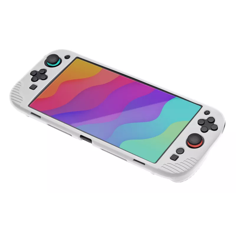 Trust GXT 1253W Custodia in silicone con grip per Nintendo Switch 2 bianco