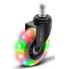 Rotelle per sedia Gaming TRUST GXT 701 rotelle in gel LED per sedie girevoli, set da 5