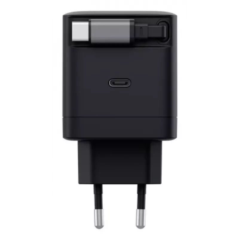 Caricabatterie TRUST Maxo 65W USB-C con cavo avvolgibile da 67 cm