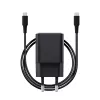 Caricabatterie TRUST Maxo ultra-compatto 65W GaN USB-C nero con cavo da 2 m