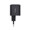 Caricabatterie TRUST Maxo ultra-compatto 65W GaN USB-C nero con cavo da 2 m