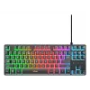 Trust GXT 833 Thado TKL Tastiera Gaming USB AZERTY belga nero