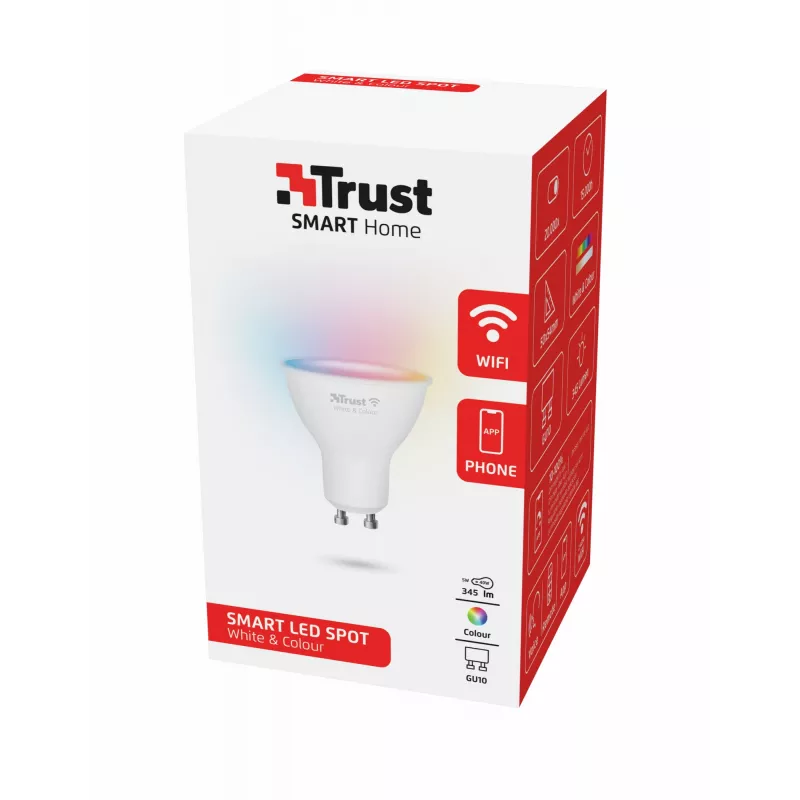Lampadina smart Trust 71279 Wi-Fi bianco 50x50x54 mm