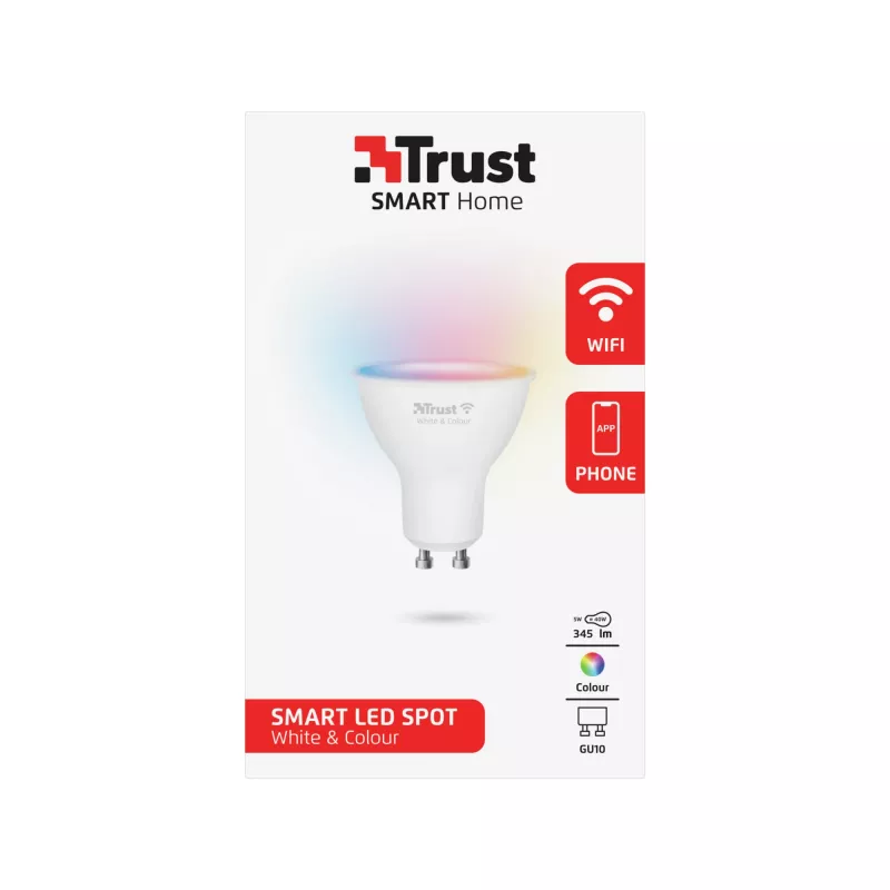 Lampadina smart Trust 71279 Wi-Fi bianco 50x50x54 mm