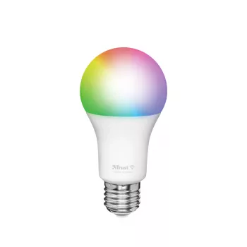 Lampadina smart TRUST 71281 — Wi‑Fi, attacco E27, bianco, 60×60×108 mm
