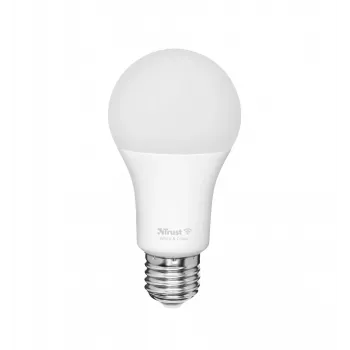 Lampadina smart TRUST 71281 — Wi‑Fi, attacco E27, bianco, 60×60×108 mm