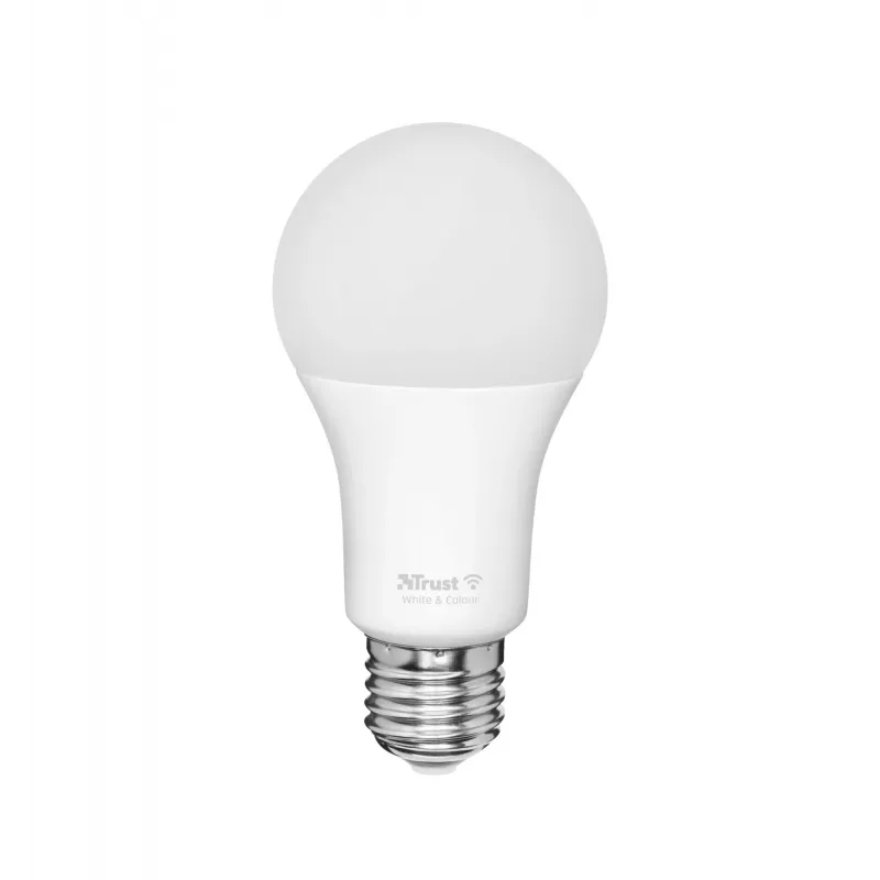 Lampadina smart TRUST 71281 — Wi‑Fi, attacco E27, bianco, 60×60×108 mm