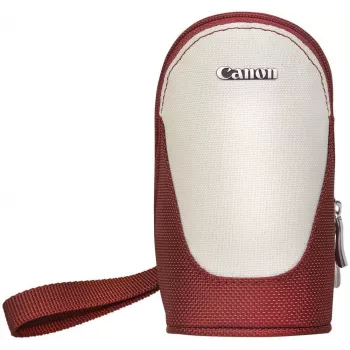 Custodia per fotocamera Canon 0032X709 per Canon LEGRIA HF R / FS — beige e rosso