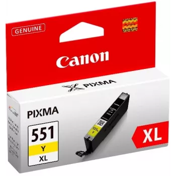 Canon CLI-551XL Y w/sec cartuccia inchiostro 1 pz. originale alta resa (XL) giallo