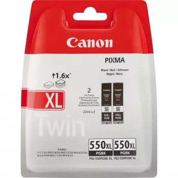 Canon PGI-550BK cartuccia inchiostro nero (confezione doppia)