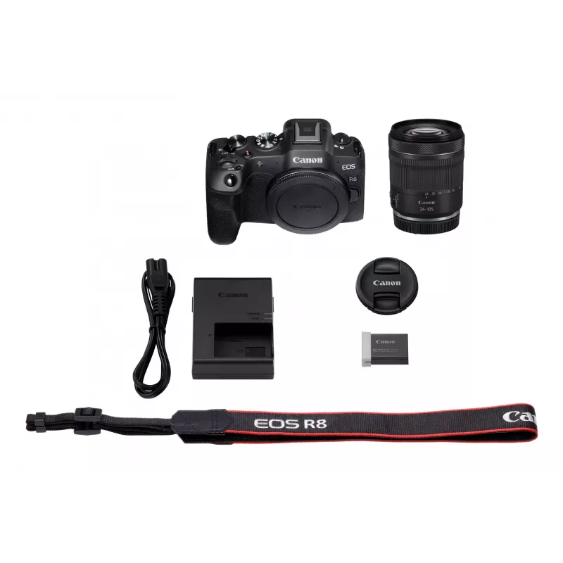 Canon EOS R8 + RF 24-105mm F4-7.1 IS STM MILC 24,2 MP CMOS 6000 x 4000 pixel nero