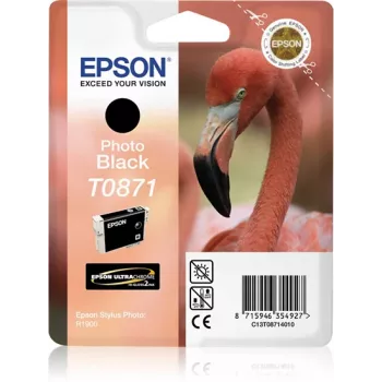 Epson Flamingo confezione singola foto nero T0871 Ultra Gloss lucido 2