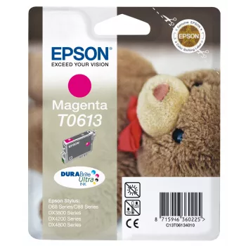 Epson Teddybear confezione singola magenta T0613 inchiostro DURABrite Ultra