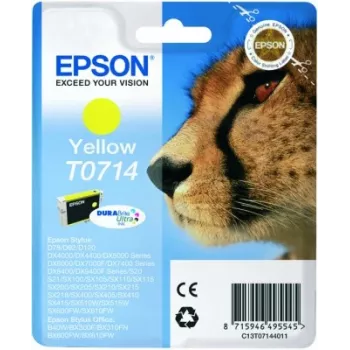 Epson Cheetah confezione singola giallo T0714 inchiostro DURABrite Ultra