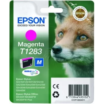 Inchiostro Epson T1283 DURABrite Ultra Fox confezione singola magenta