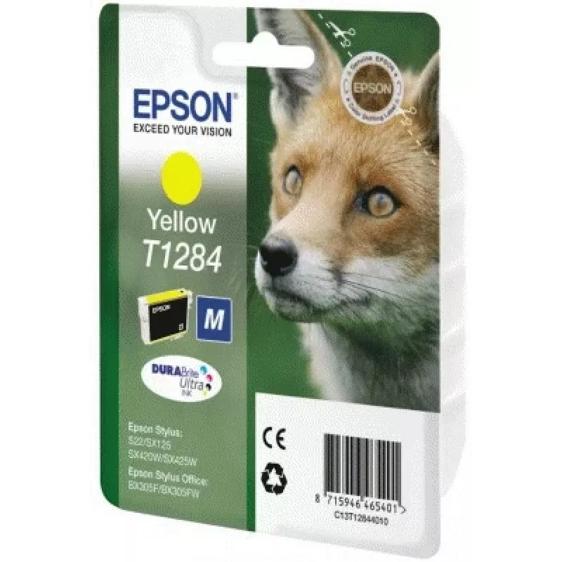 Inchiostro Epson T1284 DURABrite Ultra Fox confezione singola giallo