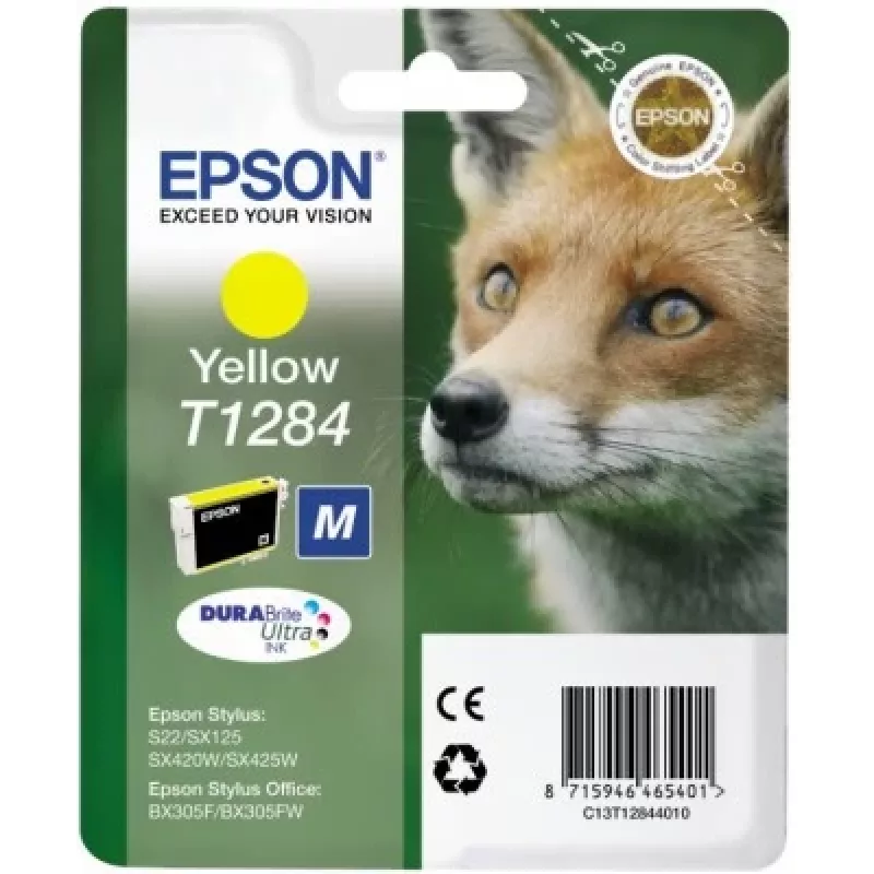 Inchiostro Epson T1284 DURABrite Ultra Fox confezione singola giallo