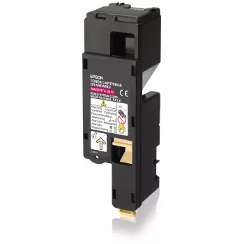 Epson cartuccia toner con capacità standard, magenta, 0,7k, 700 pagine, magenta, 1 pezzo