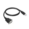 ACT adattatore USB-seriale 0,6 m, nero, 0,6 m, USB Type-A, DB-9, connettore maschio, connettore maschio