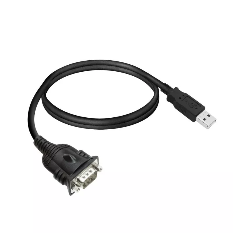 ACT adattatore USB-seriale 0,6 m, nero, 0,6 m, USB Type-A, DB-9, connettore maschio, connettore maschio