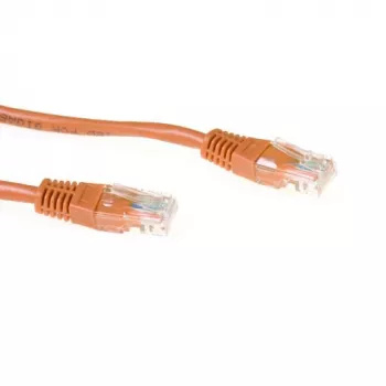 Cavo patch ACT U/UTP CAT5E marrone 20 metri con connettori RJ45