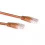 Cavo patch ACT U/UTP CAT6A marrone 5 metri con connettori RJ45