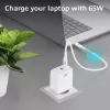 Caricabatterie USB-C ACT 65W 2 porte con Power Delivery PPS e GaNFast