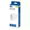 Caricabatterie USB-C ACT 65W 2 porte con Power Delivery PPS e GaNFast