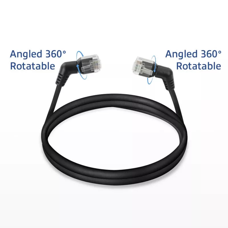 Cavo di rete ACT DD1907 Cat6 U/FTP (STP) 7 m, RJ-45 su RJ-45, contatti dorati, nero