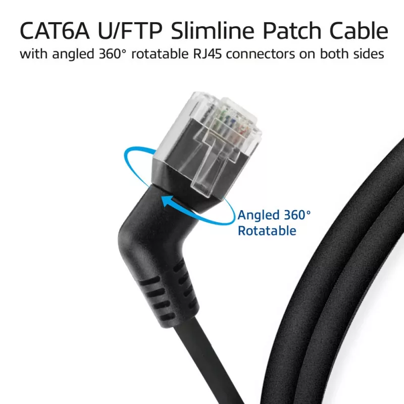 Cavo di rete ACT DD1907 Cat6 U/FTP (STP) 7 m, RJ-45 su RJ-45, contatti dorati, nero