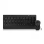 Set tastiera e mouse wireless ACT (Azerty), click silenzioso, ecologico, in materiali riciclati