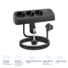 Ciabatta da scrivania ACT con 3 prese Tipo F, 30W Power Delivery, porte USB Type-C/A, lunghezza cavo 1,5 metri