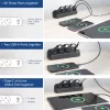 Ciabatta da scrivania ACT con 3 prese Tipo F, 30W Power Delivery, porte USB Type-C/A, lunghezza cavo 1,5 metri