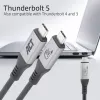 Cavo ACT USB4 80Gbps Thunderbolt 5 240W USB Type-C, certificato USB-IF, 1,5 metri
