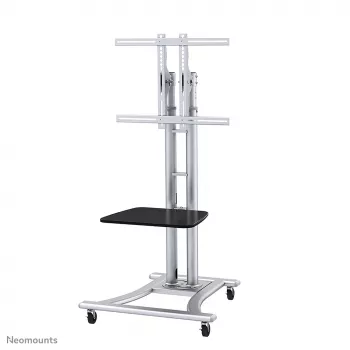 Neomounts PLASMA-M1800E carrello TV 27-70 pollici, argento, supporto a pavimento portatile, acciaio, 50 kg, 68,6 cm (27 pollici), 177,8 cm (70 pollici)