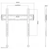 Neomounts NM-W340nero supporto TV da parete 32-55 pollici – ultraflat