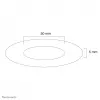 Neomounts FPMA-CRW5HM copertura da soffitto - diam. 50 mm, bianco, plastica, soffitto, FPMA-C100, FPMA-C100SILVER, 5 mm, 5 cm
