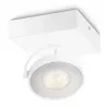 Faretto LED da incasso Signify Philips Dimmable Clockwork 6,5W, 500 lm, 2700 K, IP20, bianco